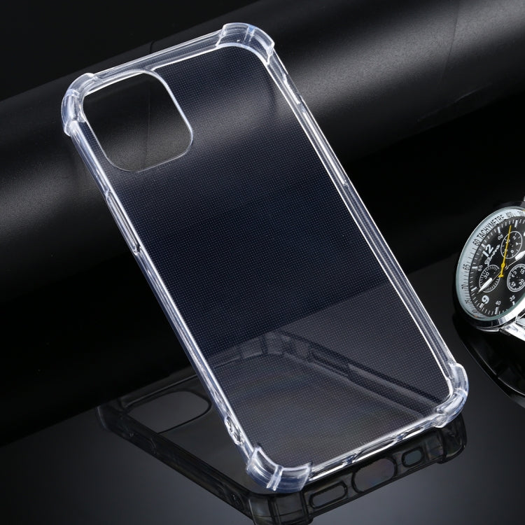 For iPhone 12 mini Four-Corner Anti-Drop Ultra-Thin TPU Case(Transparent)
