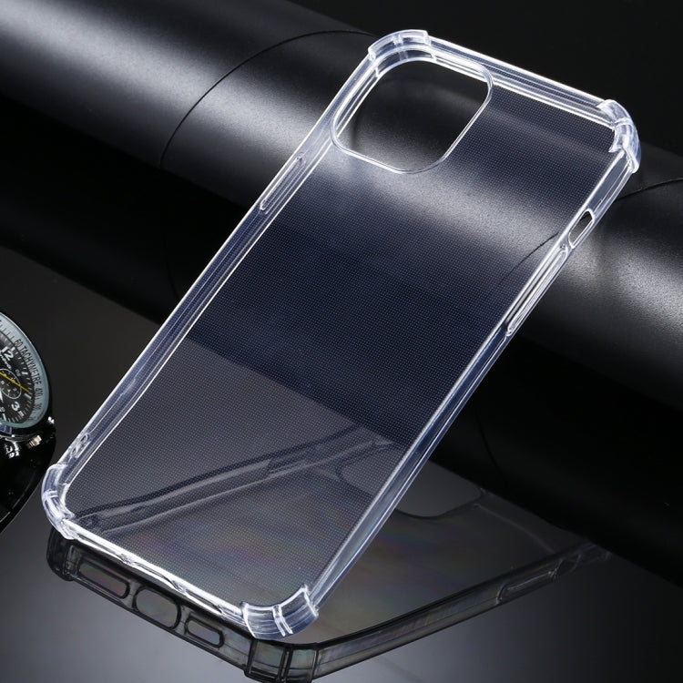For iPhone 12 / 12 Pro Four-Corner Anti-Drop Ultra-Thin TPU Case(Transparent)