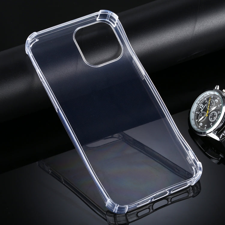 For iPhone 12 / 12 Pro Four-Corner Anti-Drop Ultra-Thin TPU Case(Transparent)