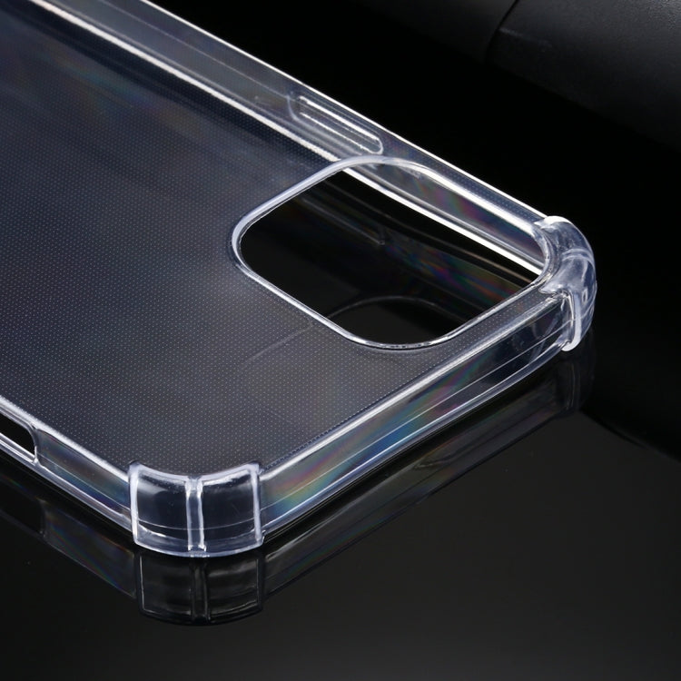 For iPhone 12 / 12 Pro Four-Corner Anti-Drop Ultra-Thin TPU Case(Transparent)