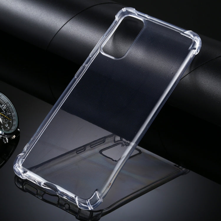 For Samsung Galaxy S20 Four-Corner Anti-Drop Ultra-Thin TPU Case(Transparent)