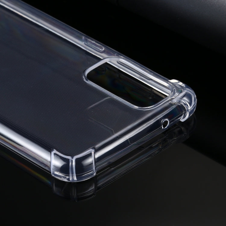 For Samsung Galaxy S20 Four-Corner Anti-Drop Ultra-Thin TPU Case(Transparent)