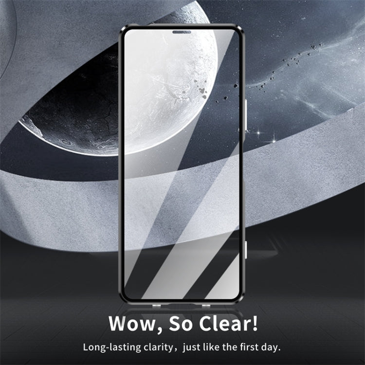 For Sony Xperia 1 VI HD Magnetic Metal Tempered Glass Phone Case