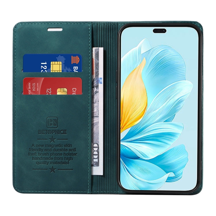 For Honor 200 Lite Global BETOPNICE Suction RFID Anti-theft Leather Phone Case