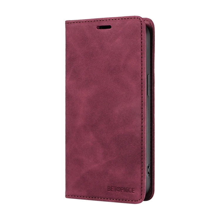 For Honor 200 Lite Global BETOPNICE Suction RFID Anti-theft Leather Phone Case