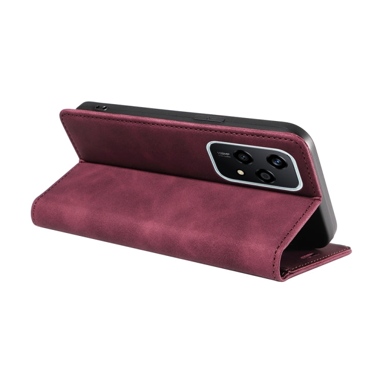 For Honor 200 Lite Global BETOPNICE Suction RFID Anti-theft Leather Phone Case