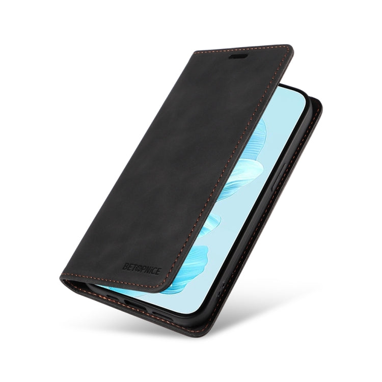 For Honor 200 Lite Global BETOPNICE Suction RFID Anti-theft Leather Phone Case