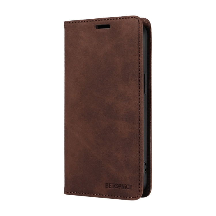 For Honor 200 Lite Global BETOPNICE Suction RFID Anti-theft Leather Phone Case