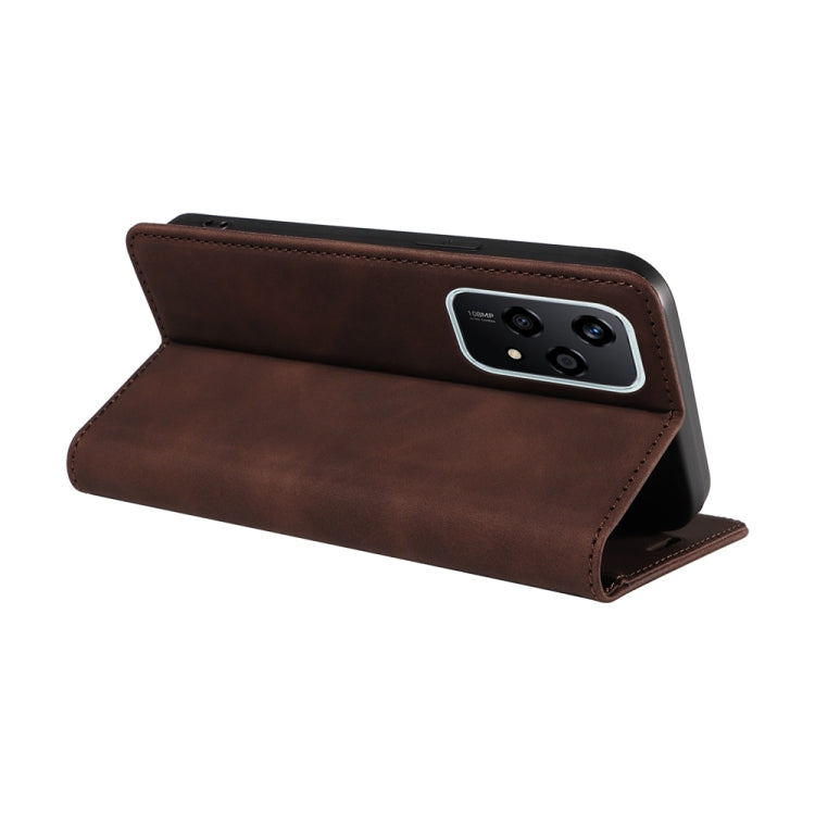 For Honor 200 Lite Global BETOPNICE Suction RFID Anti-theft Leather Phone Case
