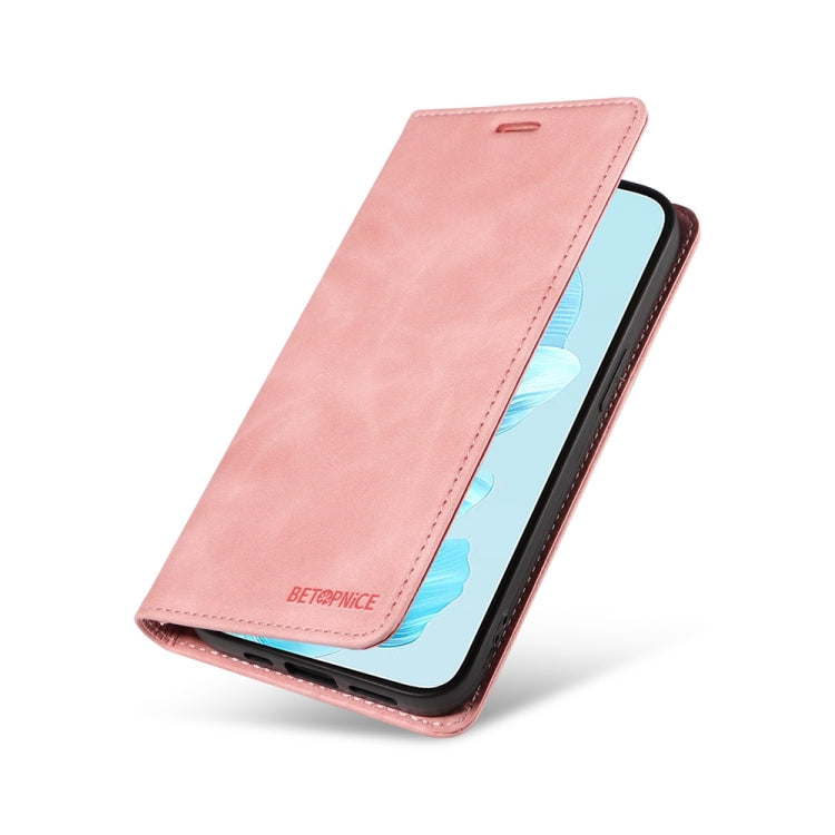 For Honor 200 Lite Global BETOPNICE Suction RFID Anti-theft Leather Phone Case