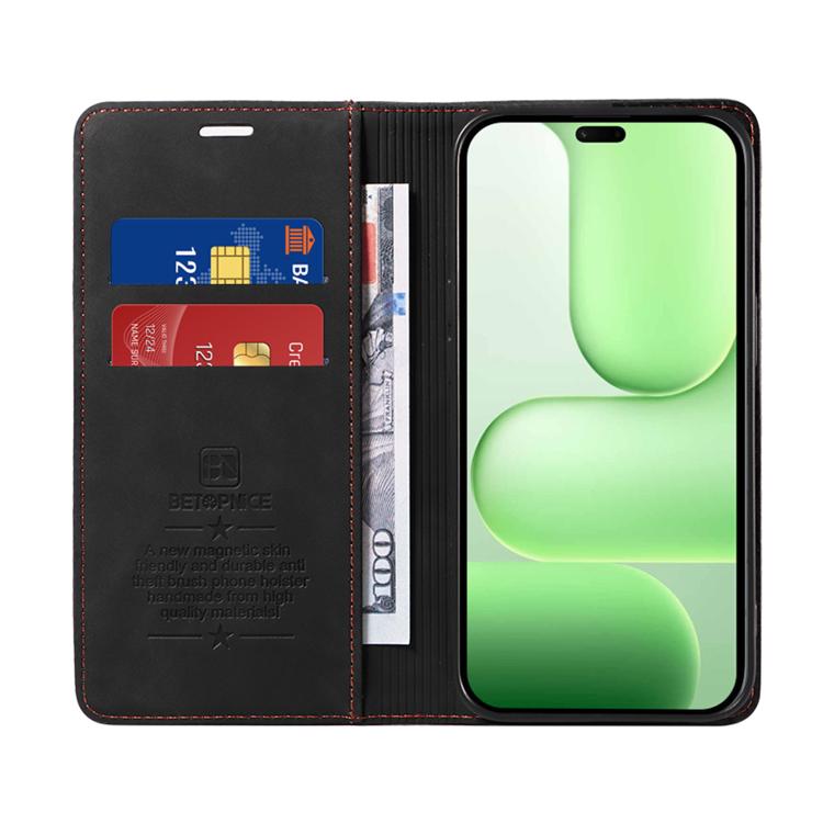 For Honor 600 Lite Global BETOPNICE Suction RFID Anti-theft Leather Phone Case
