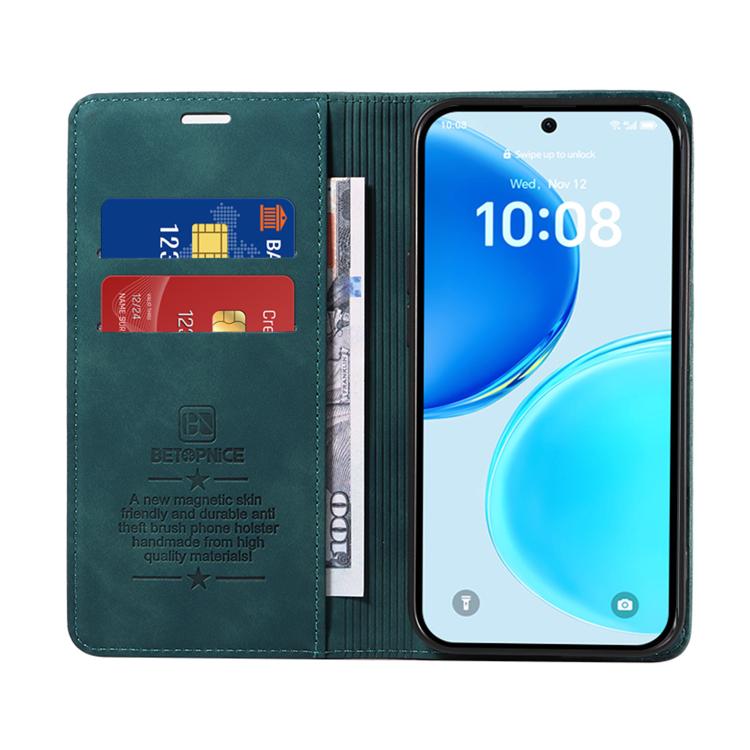 For Honor X8d 4G BETOPNICE Suction RFID Anti-theft Leather Phone Case