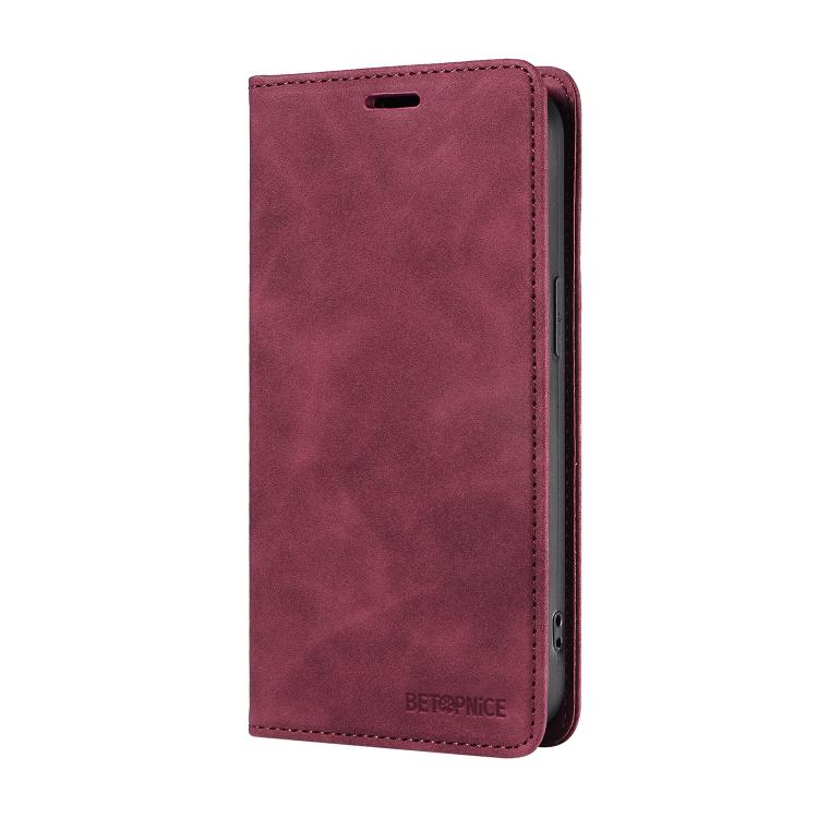 For Honor X8d 4G BETOPNICE Suction RFID Anti-theft Leather Phone Case