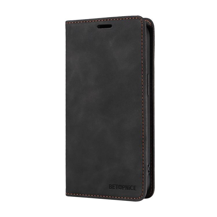For Honor X8d 4G BETOPNICE Suction RFID Anti-theft Leather Phone Case