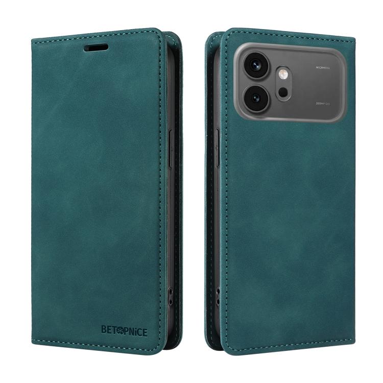 For Honor 600 Global / 600 Pro Global BETOPNICE Suction RFID Anti-theft Leather Phone Case