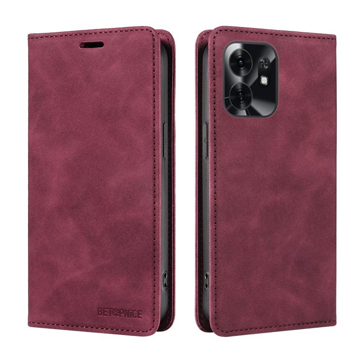 For Honor X6d 5G / Play 60A 5G BETOPNICE Suction RFID Anti-theft Leather Phone Case