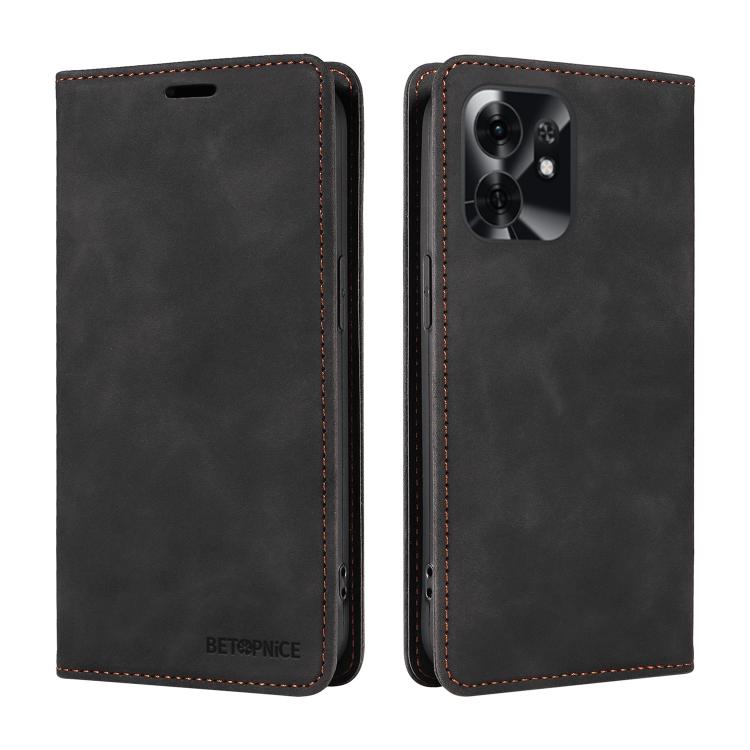 For Honor X6d 5G / Play 60A 5G BETOPNICE Suction RFID Anti-theft Leather Phone Case