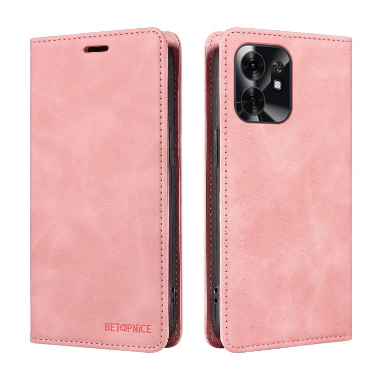 For Honor X6d 5G / Play 60A 5G BETOPNICE Suction RFID Anti-theft Leather Phone Case
