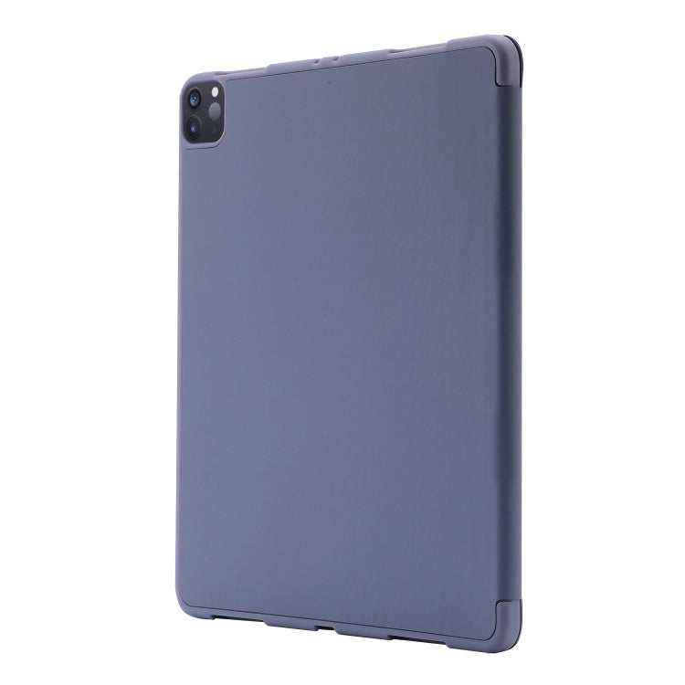For iPad Pro 13 2025 / 2024 Skin Feel Tri-fold Leather Tablet Case with Pen Slot