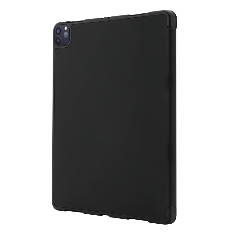 For iPad Pro 13 2025 / 2024 Skin Feel Tri-fold Leather Tablet Case with Pen Slot