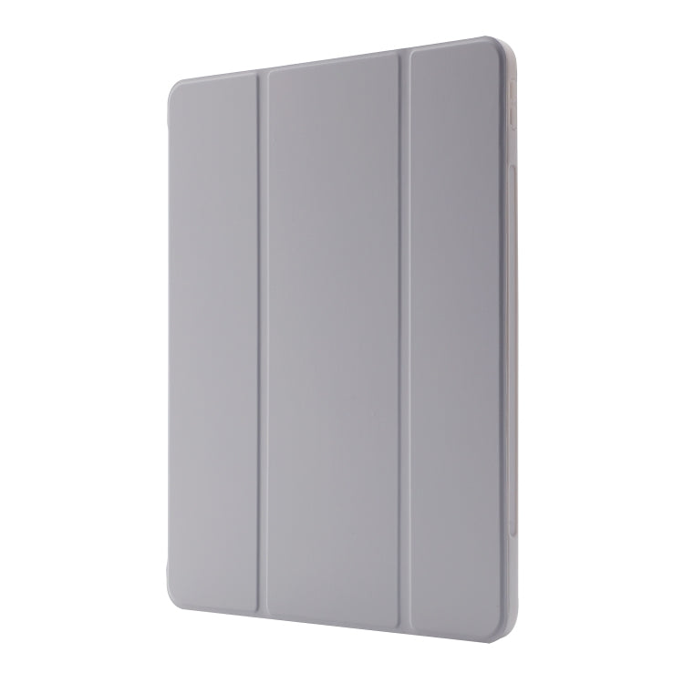 For iPad Air 11 2026 / 2025 / 2024 Skin Feel Tri-fold Leather Tablet Case with Pen Slot