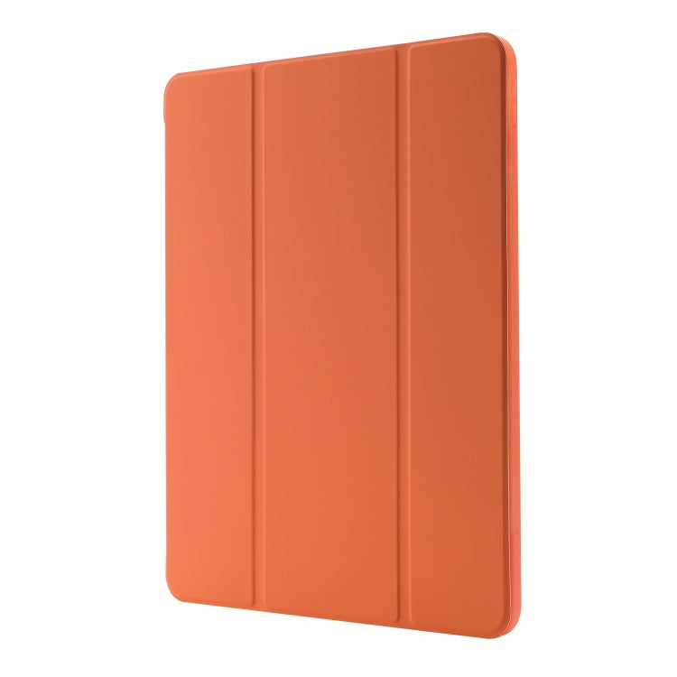 For iPad Air 11 2026 / 2025 / 2024 Skin Feel Tri-fold Leather Tablet Case with Pen Slot