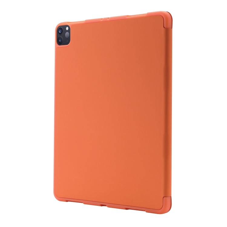 For iPad Air 11 2026 / 2025 / 2024 Skin Feel Tri-fold Leather Tablet Case with Pen Slot
