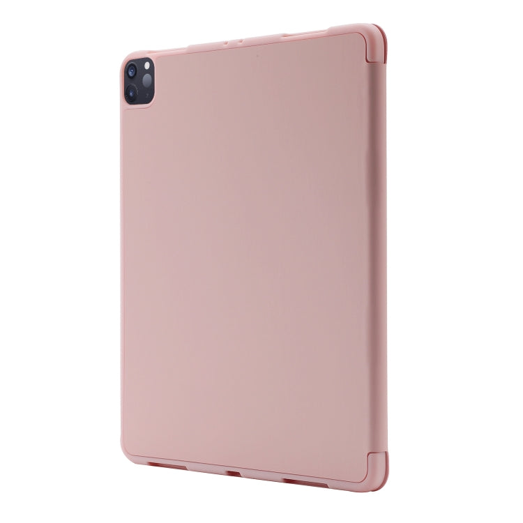 For iPad Air 13 2026 / 2025 / 2024 Skin Feel Tri-fold Leather Tablet Case with Pen Slot