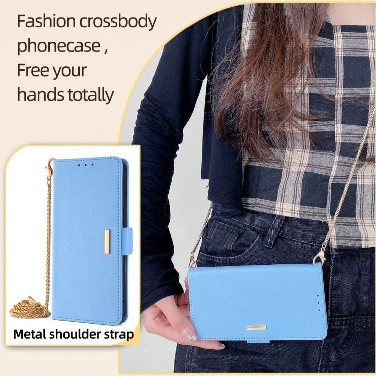 For Nokia C300 4G US Crossbody Chain Leather Phone Case