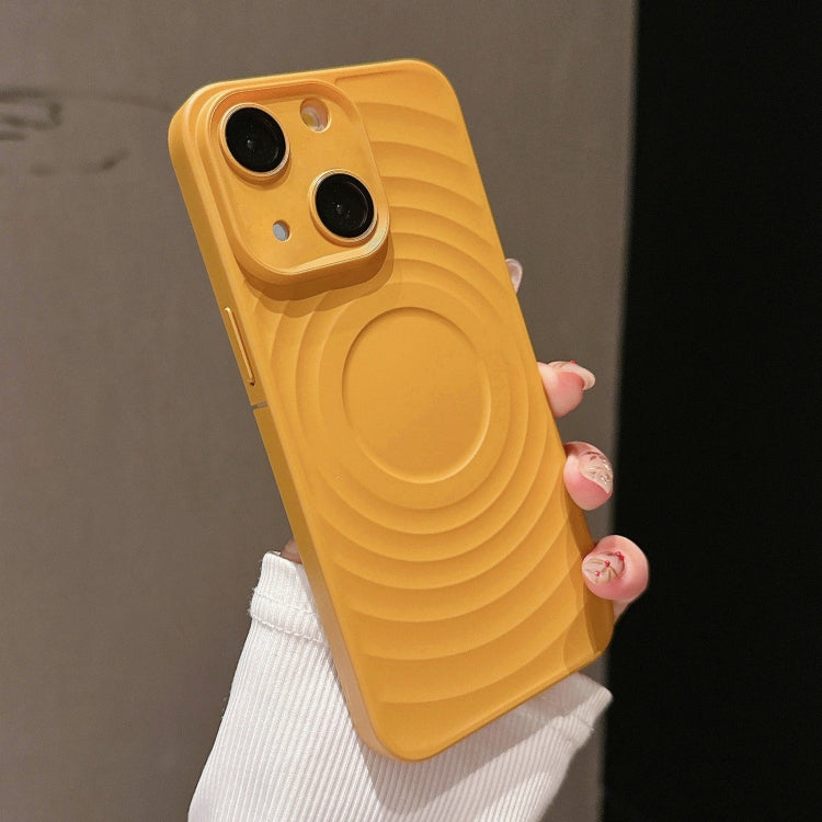For iPhone 14 Wave Texture PC Shockproof Phone Case