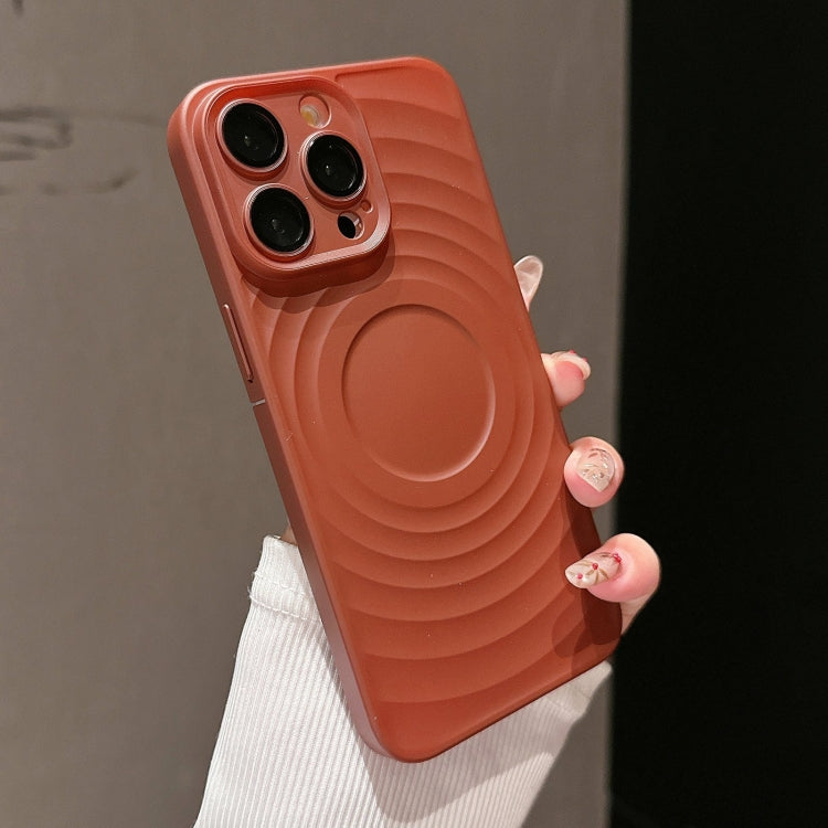 For iPhone 14 Pro Wave Texture PC Shockproof Phone Case