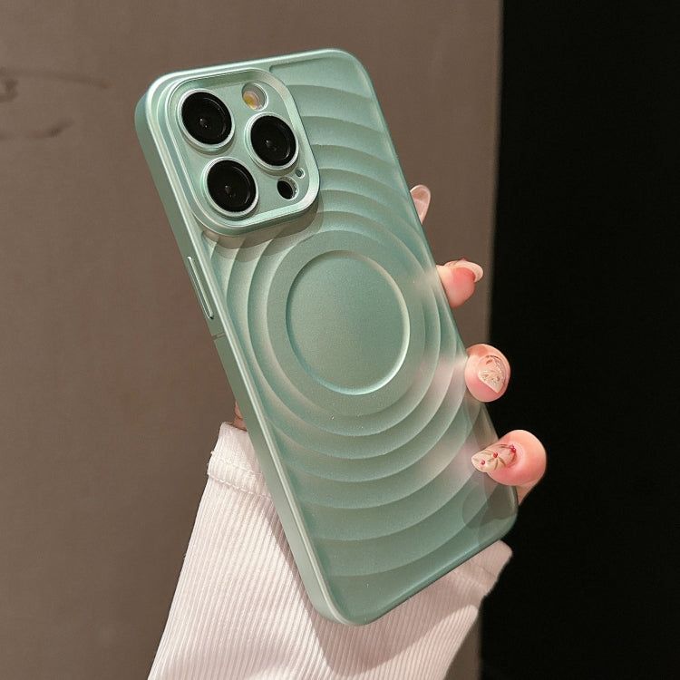 For iPhone 13 Pro Max Wave Texture PC Shockproof Phone Case