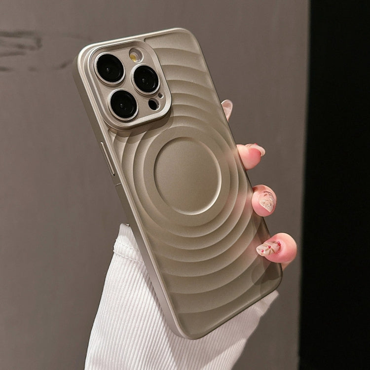 For iPhone 13 Pro Wave Texture PC Shockproof Phone Case