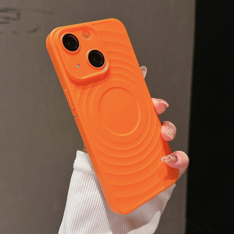 For iPhone 13 Wave Texture PC Shockproof Phone Case