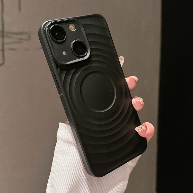 For iPhone 13 Wave Texture PC Shockproof Phone Case