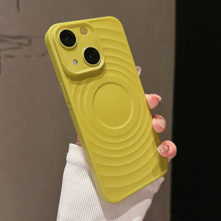For iPhone 13 Wave Texture PC Shockproof Phone Case