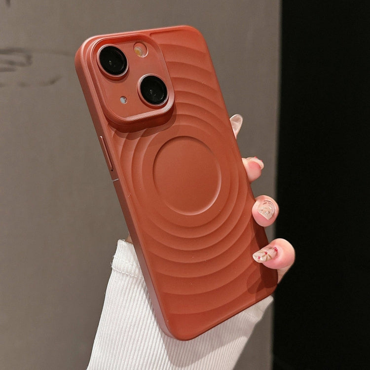 For iPhone 13 Wave Texture PC Shockproof Phone Case