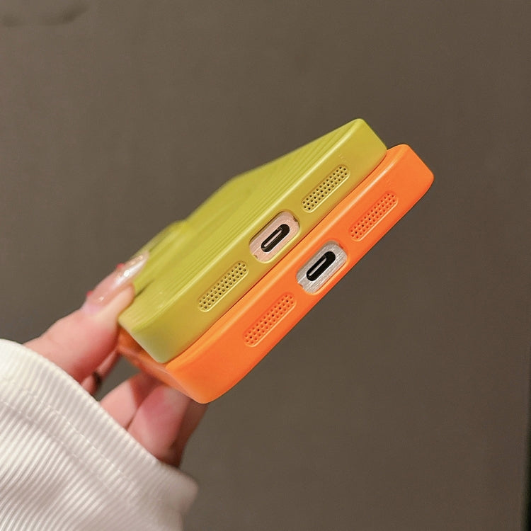 For iPhone 13 Pro Max Wave Texture PC Shockproof Phone Case