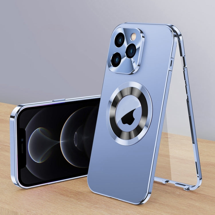 For iPhone 12 Pro Magnetic HD Tempered Glass Phone Case