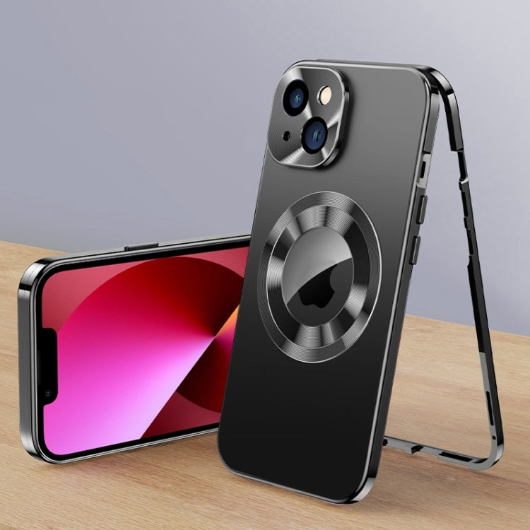 For iPhone 13 Magnetic HD Tempered Glass Phone Case