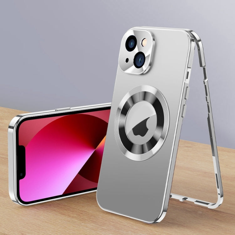 For iPhone 13 Magnetic HD Tempered Glass Phone Case