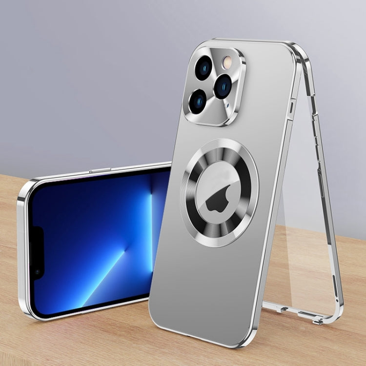 For iPhone 13 Pro Magnetic HD Tempered Glass Phone Case