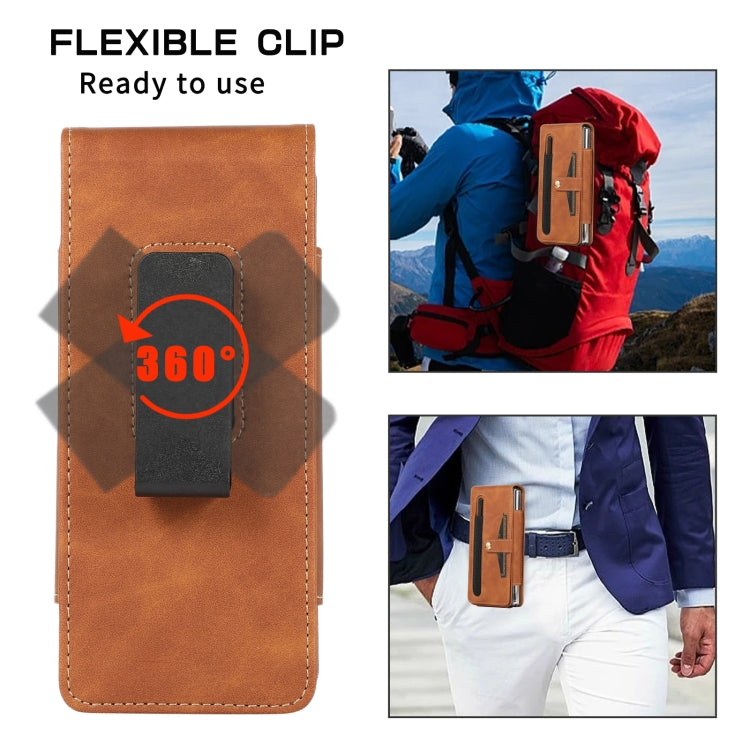 For Samsung Galaxy Z Fold5 5G PC Foldable Shockproof Leather Phone Case with Stylus