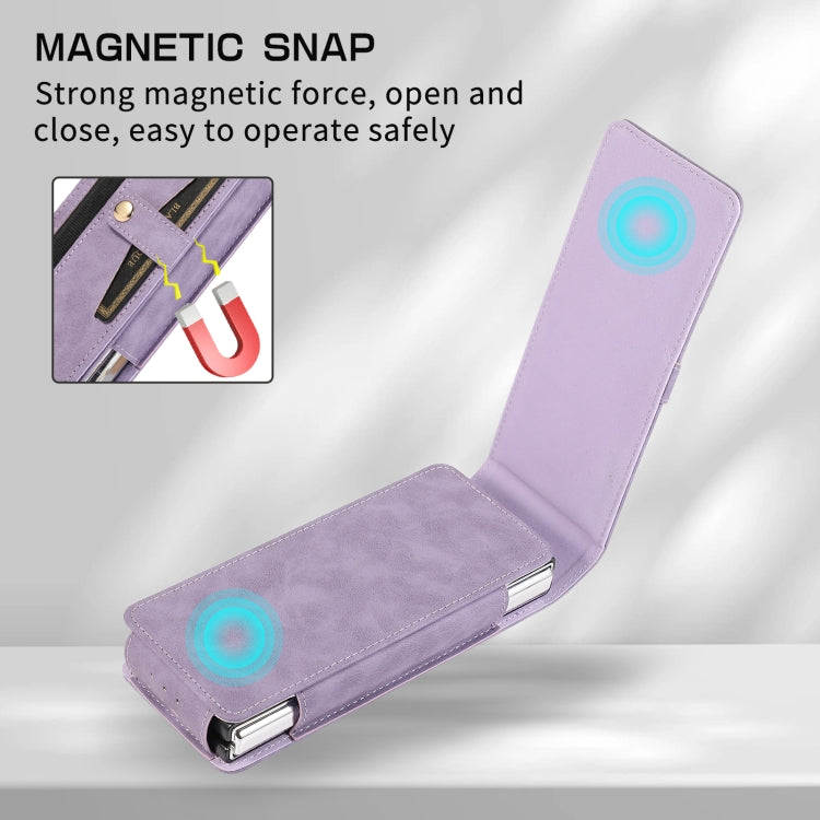 For Samsung Galaxy Z Fold4 5G PC Foldable Shockproof Leather Phone Case with Stylus