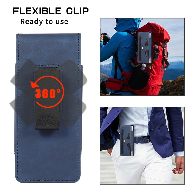 For Samsung Galaxy Z Fold4 5G PC Foldable Shockproof Leather Phone Case with Stylus