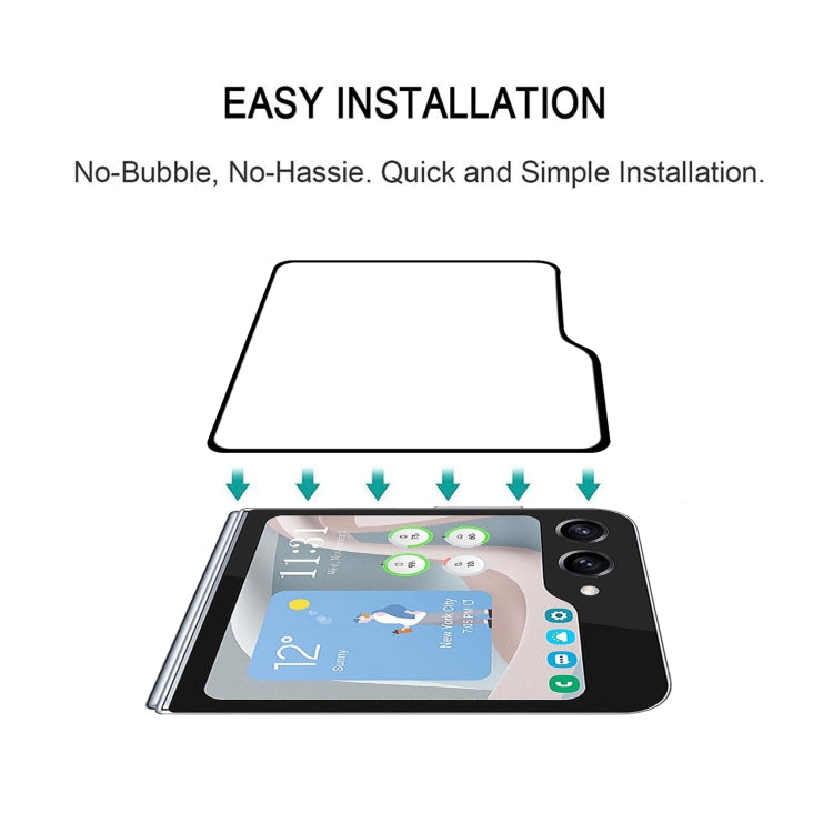 For Samsung Galaxy Z Flip6 External Small Screen Full Glue Full Cover Screen Protector