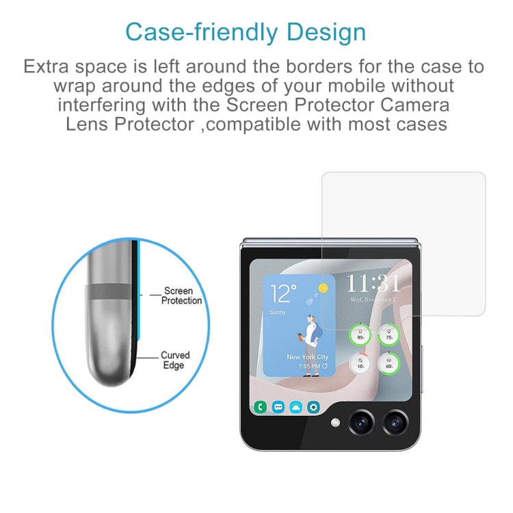 For Samsung Galaxy Z Flip6 External Small Screen Half Cover Screen Protector