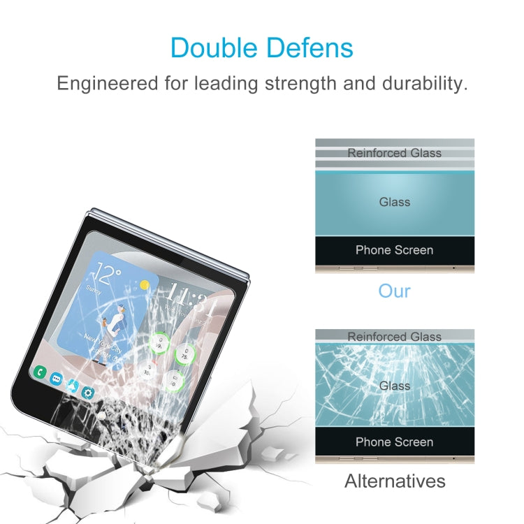 For Samsung Galaxy Z Flip6 External Small Screen Half Cover Screen Protector