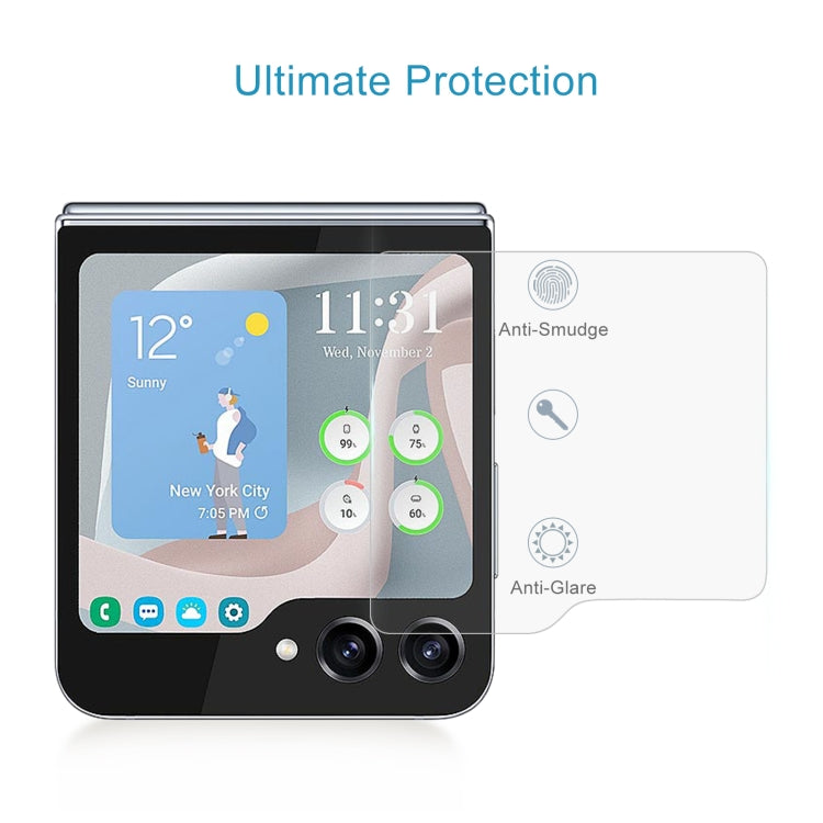 For Samsung Galaxy Z Flip6 25pcs External Small Screen Half Cover Screen Protector