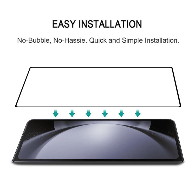 For Samsung Galaxy Z Fold6 25pcs Front Screen Full Glue Full Cover Screen Protector Tempered Glass Film